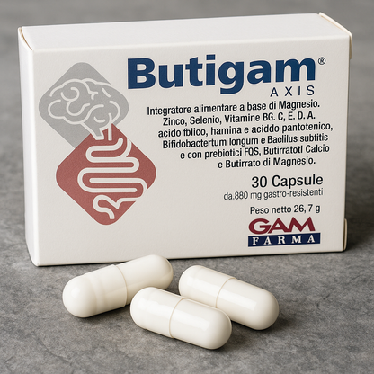 BUTIGAM®AXIS: L'Alleato del Tuo Asse Intestino-Cervello