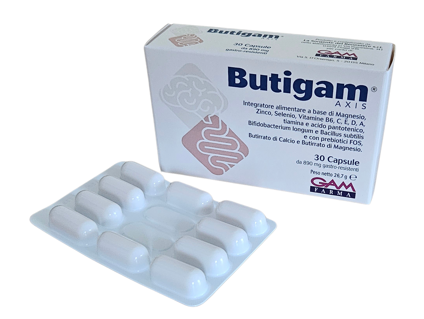 BUTIGAM®AXIS: L'Alleato del Tuo Asse Intestino-Cervello